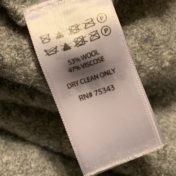 Rachel Zoe Gray Wool Blazer Jacket Medium - Picture 5 of 6